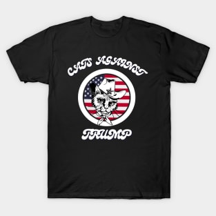 Funny Cats Anti-Trump - Cats Against Trump T-Shirt